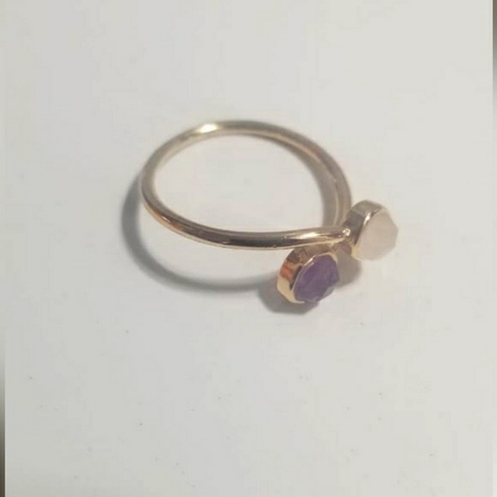 Amethyst Stone Crystal RING.🌴 - Picture 3 of 8
